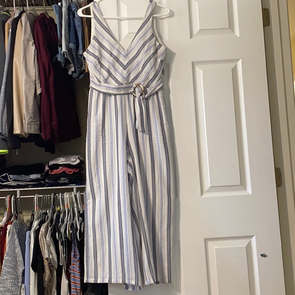Striped Jumpsuit